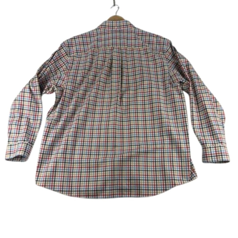 Duluth Trading Co. Men’s XL Button Down Plaid Shirt 100% Cotton Like New - Picture 2 of 8